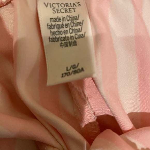 Victoria's Secret Pink Satin Pajama Set - Picture 5 of 5